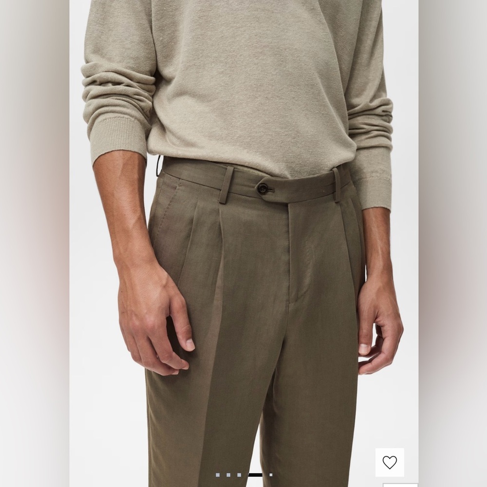 IZOD - Male 34 x 32 Khaki Formal Pant